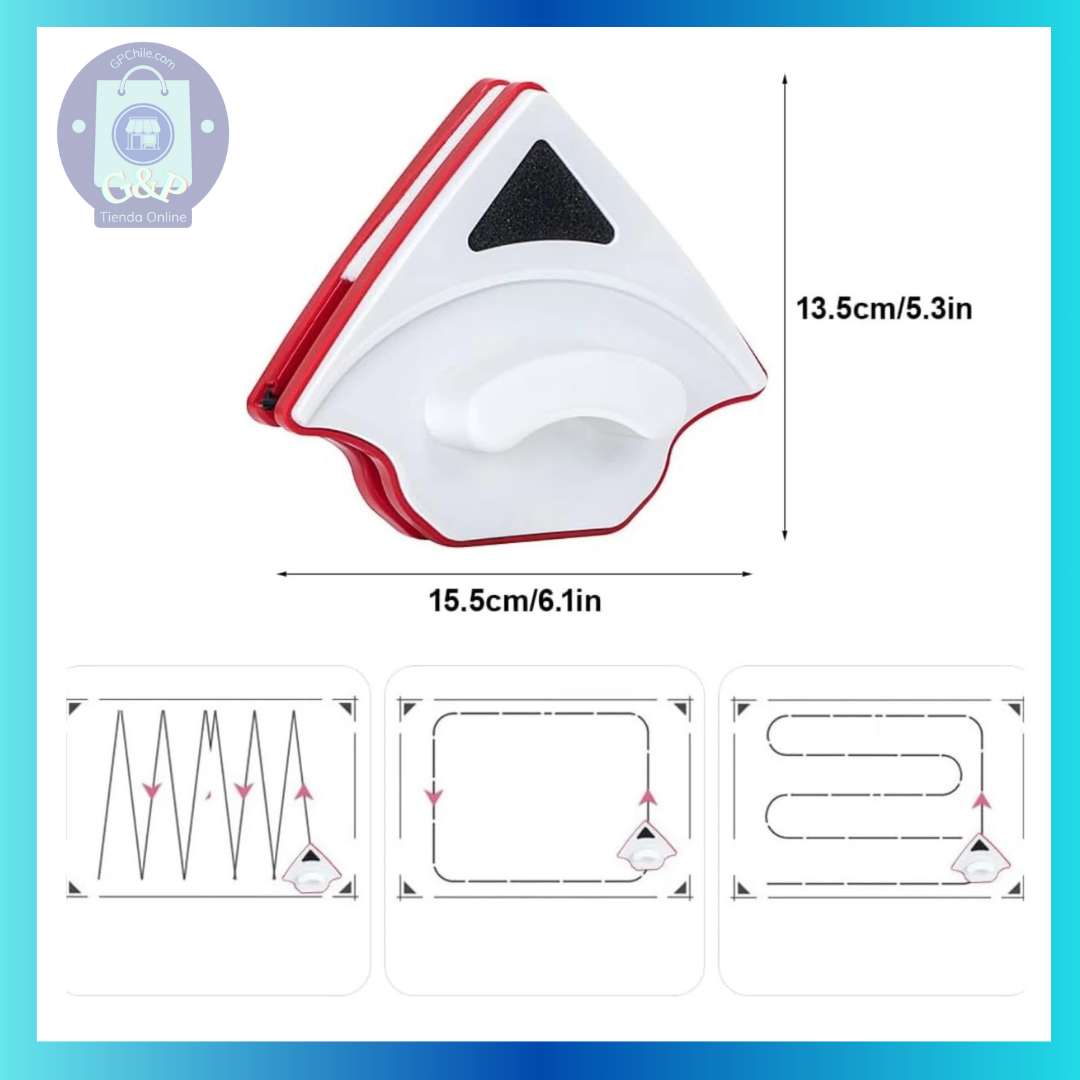 GlassMate™ Limpia Vidrios Magnético