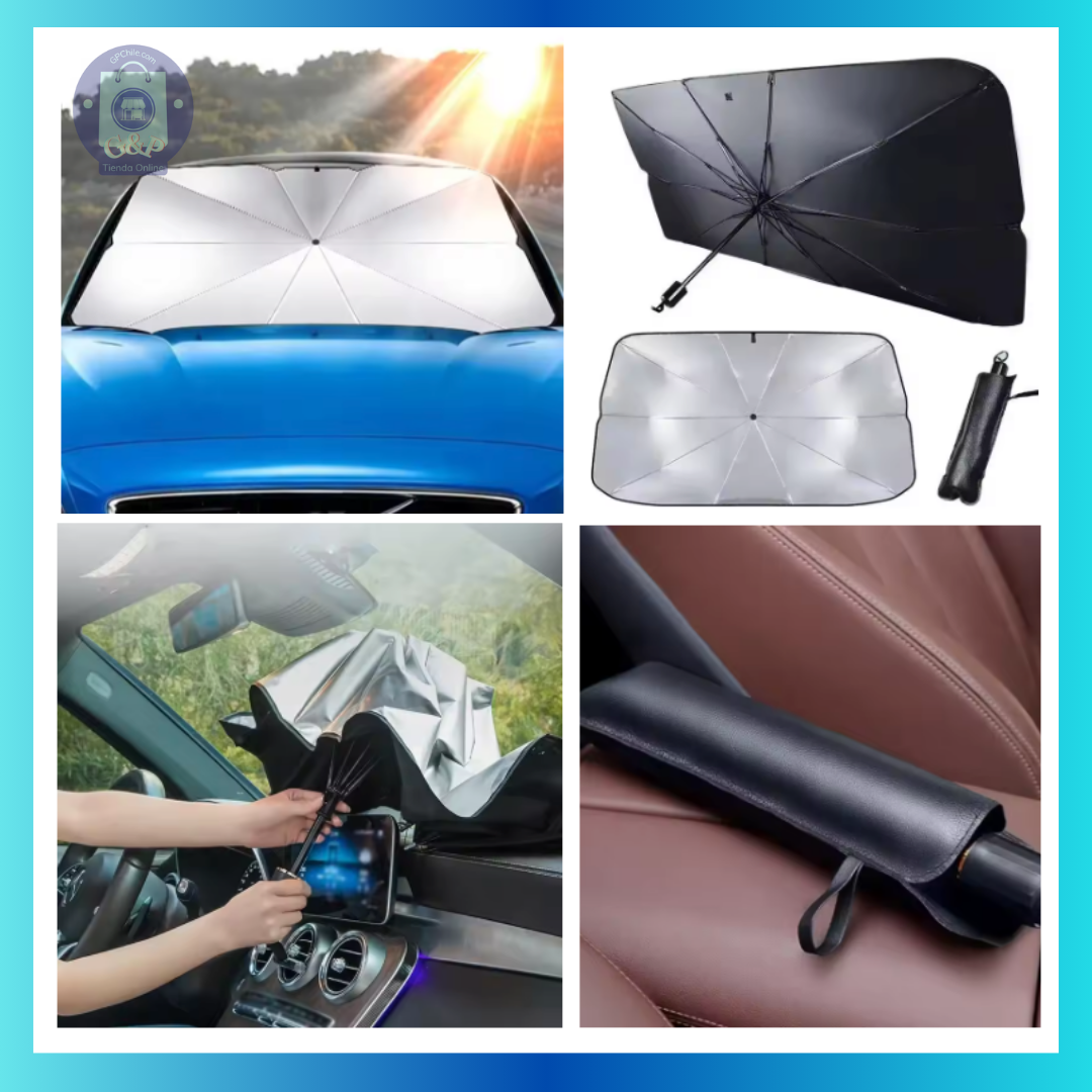 UVBlocker™ PARASOL PLEGABLE PARA AUTOS