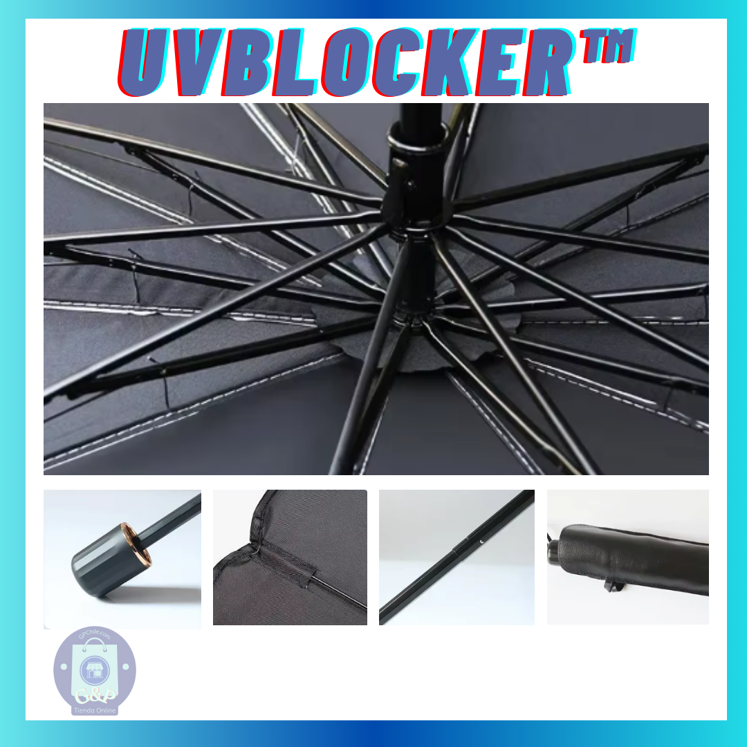 UVBlocker™ PARASOL PLEGABLE PARA AUTOS