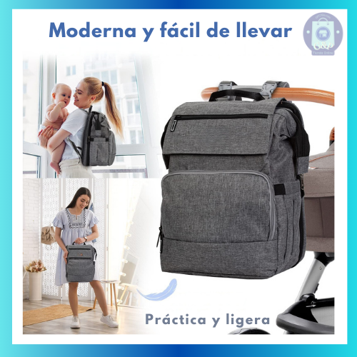 BabyPort™  3 en 1 Mochila, cuna y mudador