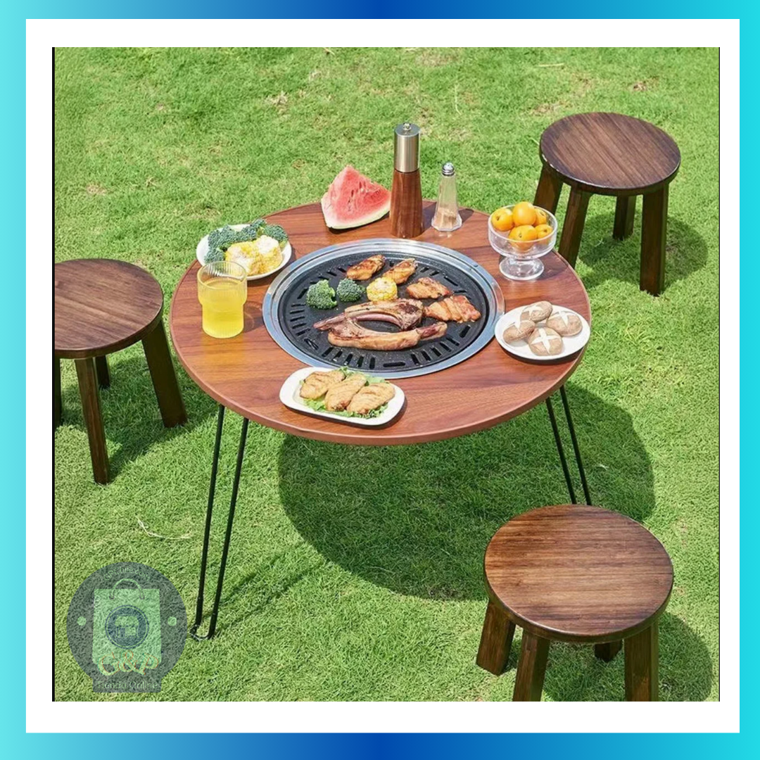 GrillTuck™  MESA PLEGABLE CON PARRILLA